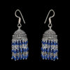 Gehna Jaipur Blue Color Zircon Beads Jhumki  Earring In Silver For Girls & Women GE03-1070 - Image 5