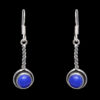 Gehna Jaipur Dumortierite Color Stone Studded Earrings In German Silver  For Girls & Women GE01-1072 - Image 5