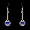 Gehna Jaipur Dumortierite Color Stone Studded Earrings In German Silver  For Girls & Women GE01-1072 - Image 4