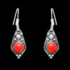 Gehna Jaipur Jasper Color Stone Studded Earrings In German Silver  For Girls & Women GE01-1074 - Image 2