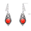 Gehna Jaipur Jasper Color Stone Studded Earrings In German Silver  For Girls & Women GE01-1074