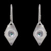 Gehna Jaipur Blue Chalcedony Color Stone Earrings In German Silver  For Girls & Women GE01-1076 - Image 4