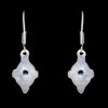 Gehna Jaipur Dumortierite Color Stone Studded Earrings In German Silver  For Girls & Women GE01-1078 - Image 4