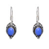 Gehna Jaipur Dumortierite Color Stone Studded Earrings In German Silver  For Girls & Women GE01-1086