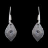 Gehna Jaipur Black Spinel Color Stone Studded Earrings In German Silver  For Girls & Women GE01-1088 - Image 4