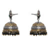 Gehna Jaipur Green Jade & Black Onyx Color Zircon Studded Earrings For Girls & Women GE03-1090 - Image 5