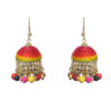 Gehna Jaipur Multicolor Zircon Beads With Colorful Jhumki Earrings For Girls & Women GE03-1098