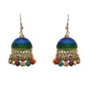 Gehna Jaipur Multicolor Zircon Beads With Colorful Jhumki Earrings For Girls & Women GE03-1100