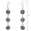 Gehna Jaipur Labradorite Color Stone Studded Earrings In German Silver  For Girls & Women GE01-1100