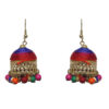 Gehna Jaipur Multicolor Zircon Beads With Colorful Jhumki Earrings For Girls & Women GE03-1101