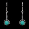 Gehna Jaipur Natural Green Onyx Color Stone Earrings In German Silver  For Girls & Women GE01-1101 - Image 5