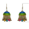 Gehna Jaipur Multicolor Zircon Beads With Colorful Jhumki Earrings For Girls & Women GE03-1102
