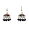 Gehna Jaipur Black Onyx Color Zircon Beads Jhumki Earring For Girls & Women GE03-1103
