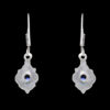 Gehna Jaipur Dumortierite Color Stone Studded Earrings In German Silver  For Girls & Women GE01-1103 - Image 5