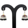 Gehna Jaipur Black Onyx Color Zircon Beads Jhumki Earring For Girls & Women GE03-1103 - Image 5