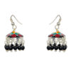 Gehna Jaipur Black Onyx Color Zircon Beads Jhumki Earring For Girls & Women GE03-1103 - Image 4