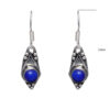 Gehna Jaipur Dumortierite Color Stone Studded Earrings In German Silver  For Girls & Women GE01-1104 - Image 2
