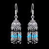 Gehna Jaipur Turquoise & Black Spinel Color Zircon Beads Earring For Girls & Women GE03-1106 - Image 4