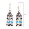 Gehna Jaipur Turquoise & Black Spinel Color Zircon Beads Earring For Girls & Women GE03-1106 - Image 3
