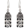 Gehna Jaipur Black Spinel Color Zircon Beads Earring For Girls & Women GE03-1109