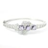 Gehna Jaipur amethyst & cubic zirconia studded stylish silver plated  For Girls & Women FB-1110 - Image 2