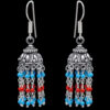 Gehna Jaipur Turquoise & Red Jasper Color Zircon Beads Earring For Girls & Women GE03-1110 - Image 5