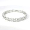Gehna Jaipur cubic zirconia studded silver plated bracelet For Girls & Women FB-1111 - Image 2