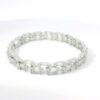 Gehna Jaipur cubic zirconia studded silver plated bracelet For Girls & Women FB-1111 - Image 3