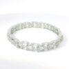 Gehna Jaipur cubic zirconia studded silver plated bracelet For Girls & Women FB-1111 - Image 4