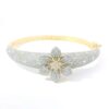 Gehna Jaipur cubic zirconia studded gold plated bracelet For Girls & Women FB-1112