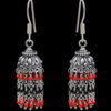 Gehna Jaipur Red Jasper & Black Spinel Color Zircon Beads Earring For Girls & Women GE03-1112 - Image 5