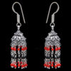 Gehna Jaipur Red Jasper & Black Spinel Color Zircon Beads Earring For Girls & Women GE03-1112 - Image 4