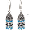 Gehna Jaipur Turquoise & Black Spinel Color Zircon Beads Earring For Girls & Women GE03-1113 - Image 4