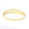 Gehna Jaipur black spinel & Cubic Zirconia Studded Beautiful Gold Polished Bracelet For Girls & Women FB-1117 - Image 2
