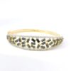 Gehna Jaipur black spinel & Cubic Zirconia Studded Beautiful Gold Polished Bracelet For Girls & Women FB-1117