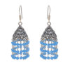 Gehna Jaipur Blue Chalcedony Color Zircon Beads Earring For Girls & Women GE03-1117
