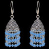 Gehna Jaipur Blue Chalcedony Color Zircon Beads Earring For Girls & Women GE03-1117 - Image 4