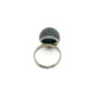 Gehna Jaipur Blue Sapphire Color Stone & dome shape Cubic Zirconia Studded Ring Adjustable Size For Girls & Women FR-1118 - Image 2