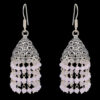 Gehna Jaipur Pink Chalcedony Color Zircon Beads Earring For Girls & Women GE03-1118 - Image 3