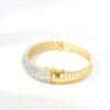 Gehna Jaipur cubic zirconia studded elegant gold plated bracelet For Girls & Women FB-1119 - Image 3