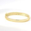 Gehna Jaipur cubic zirconia studded elegant gold plated bracelet For Girls & Women FB-1119 - Image 4