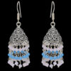 Gehna Jaipur Pink & Blue Chalcedony Color Zircon Beads Earring For Girls & Women GE03-1119 - Image 4