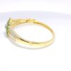 Gehna Jaipur emerald & cubic zirconia studded gold plated bracelet For Girls & Women FB-1121 - Image 2