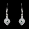 Gehna Jaipur Malachite Color Stone Studded Earrings In German Silver  For Girls & Women GE01-1123 - Image 4