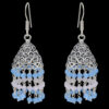 Gehna Jaipur Blue & Pink Chalcedony color Zircon Beads Earring For Girls & Women GE03-1124 - Image 4