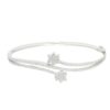 Gehna Jaipur cubic zirconia studded elegant silver plated bracelet For Girls & Women FB-1125