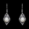 Gehna Jaipur Pearl Color Stone Studded Earrings In German Silver  For Girls & Women GE01-1126 - Image 4