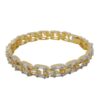 Gehna Jaipur cubic zirconia studded gold plated bracelet For Girls & Women FB-1127
