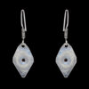 Gehna Jaipur Red Garnet Stone Earrings In German Silver  For Girls & Women GE01-1127 - Image 4