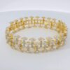 Gehna Jaipur cubic zirconia studded beautifully designed gold plated bracelet For Girls & Women FB-1128 - Image 5